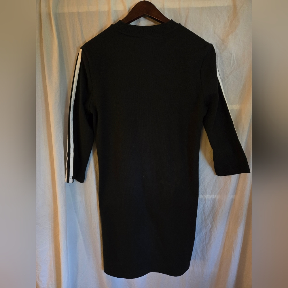 Adidas Black 3/4 Length Sleeve Mini Dress size Medium - Picture 5 of 5